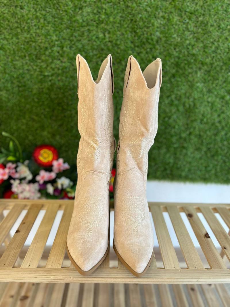 BOTAS COWBOY BEIGE