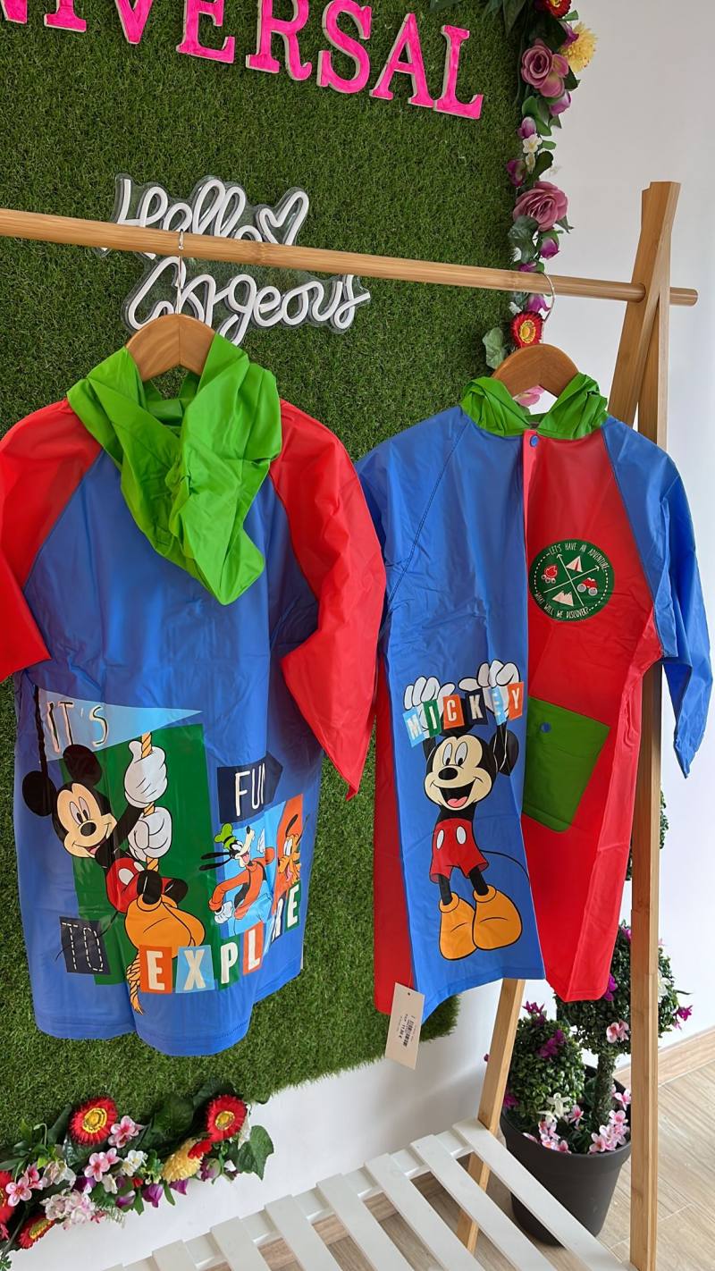 IMPERMEABLE TRICOLOR MICKEY MOUSSE