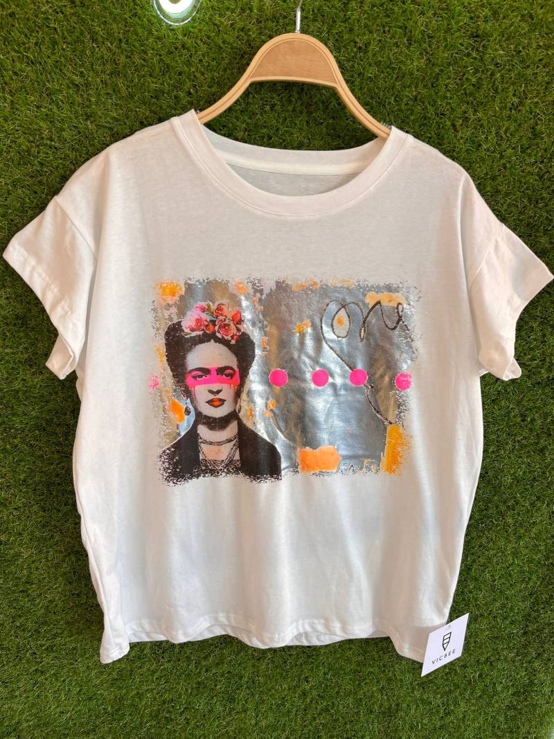 CAMISETA FRIDA BRILLO