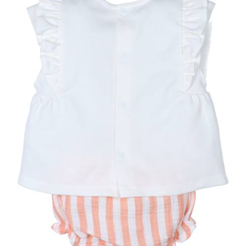 CONJUNTO BBA ALGODON MANDARINA CONJUNTO BBA ALGODON MANDARINA