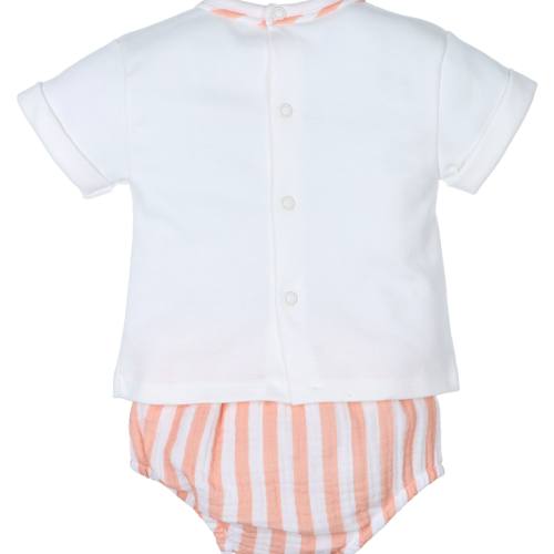 CONJUNTO BB ALGODON MANDARINA CONJUNTO BB ALGODON MANDARINA