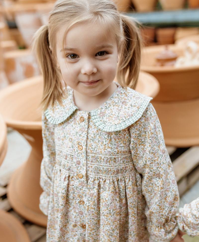 Vestido Infantil Flores