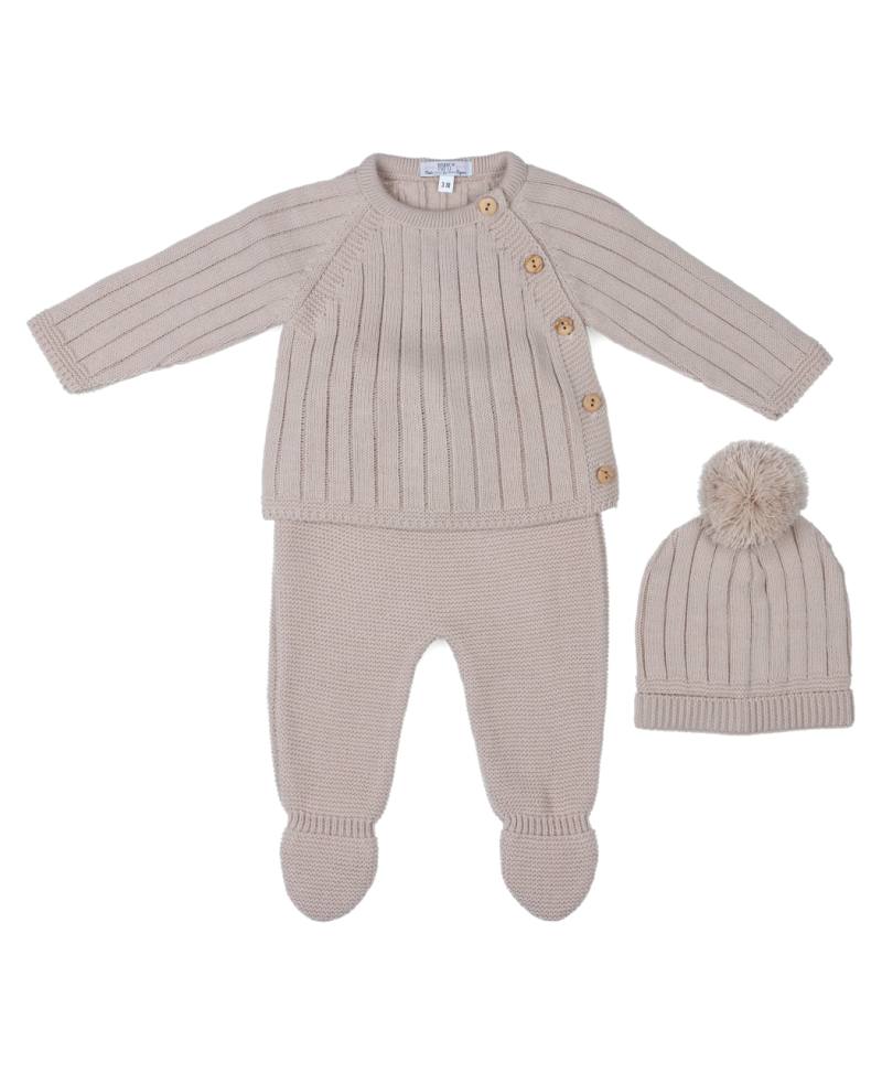 Conjunto Canastilla Crema