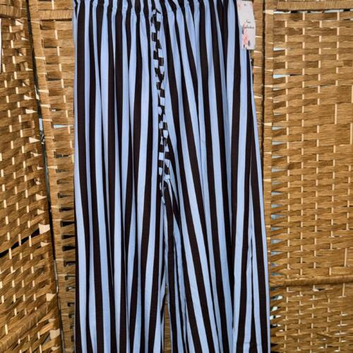 PANTALON BOMBACHO RAYAS AZUL Y MARRON