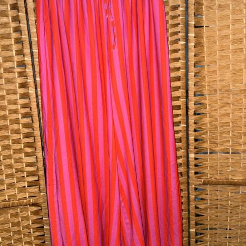 PANTALON BOMBACHO VIOLETA Y NARANJA