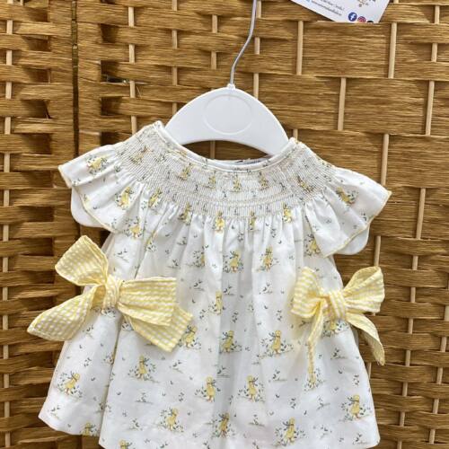 vestido + bragas lazos amarillos popys