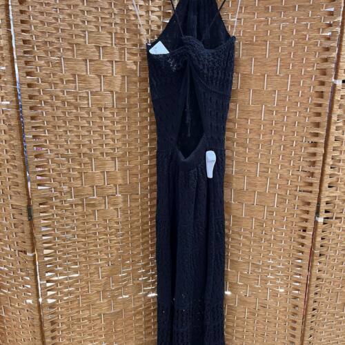 vestido playero hilo negro