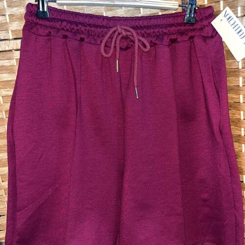 pantalon corto algodon granate