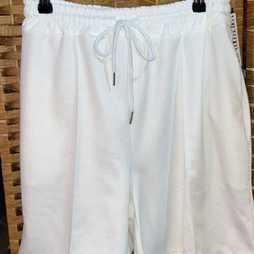 pantalon corto algodon blanco