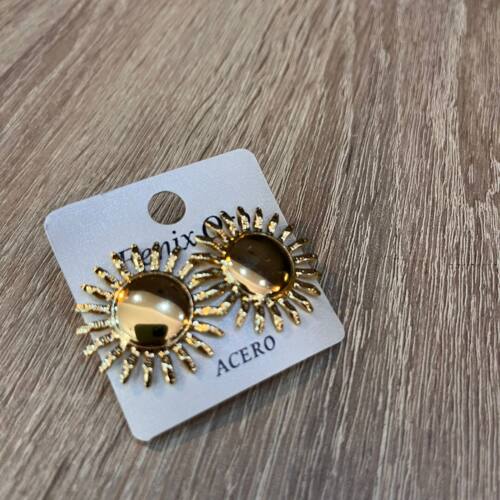 pendientes dorado sol pendientes dorado sol