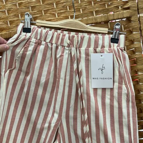 PANTALON RAYAS CORTOS VINO