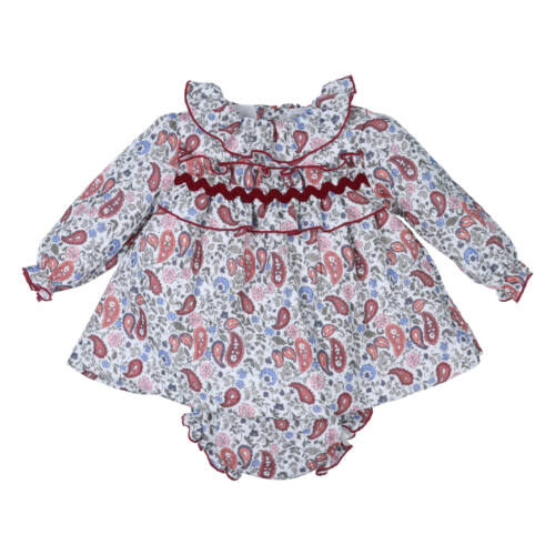 CONJ.BRAGA BEBE FLORAL POPYS CONJ.BRAGA BEBE FLORAL POPYS